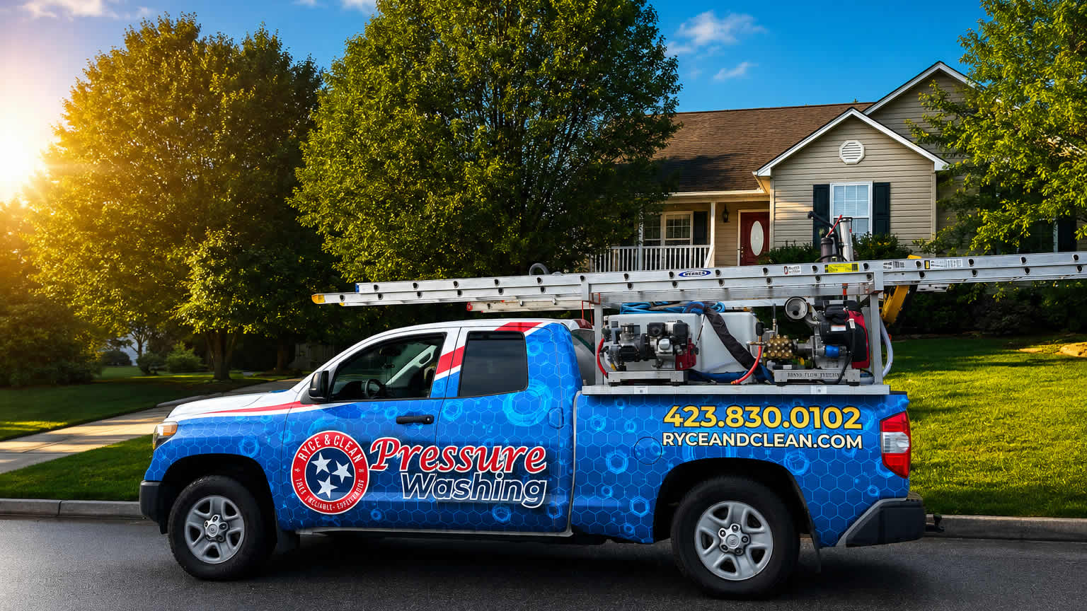 Clean Home Exterior Banner