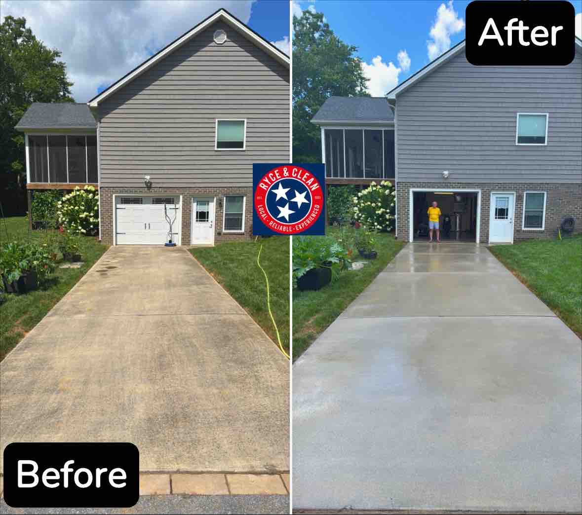 Driveway Cleaning in Johnson City, TN – Ryce & Clean Brings Surfaces Back to Life