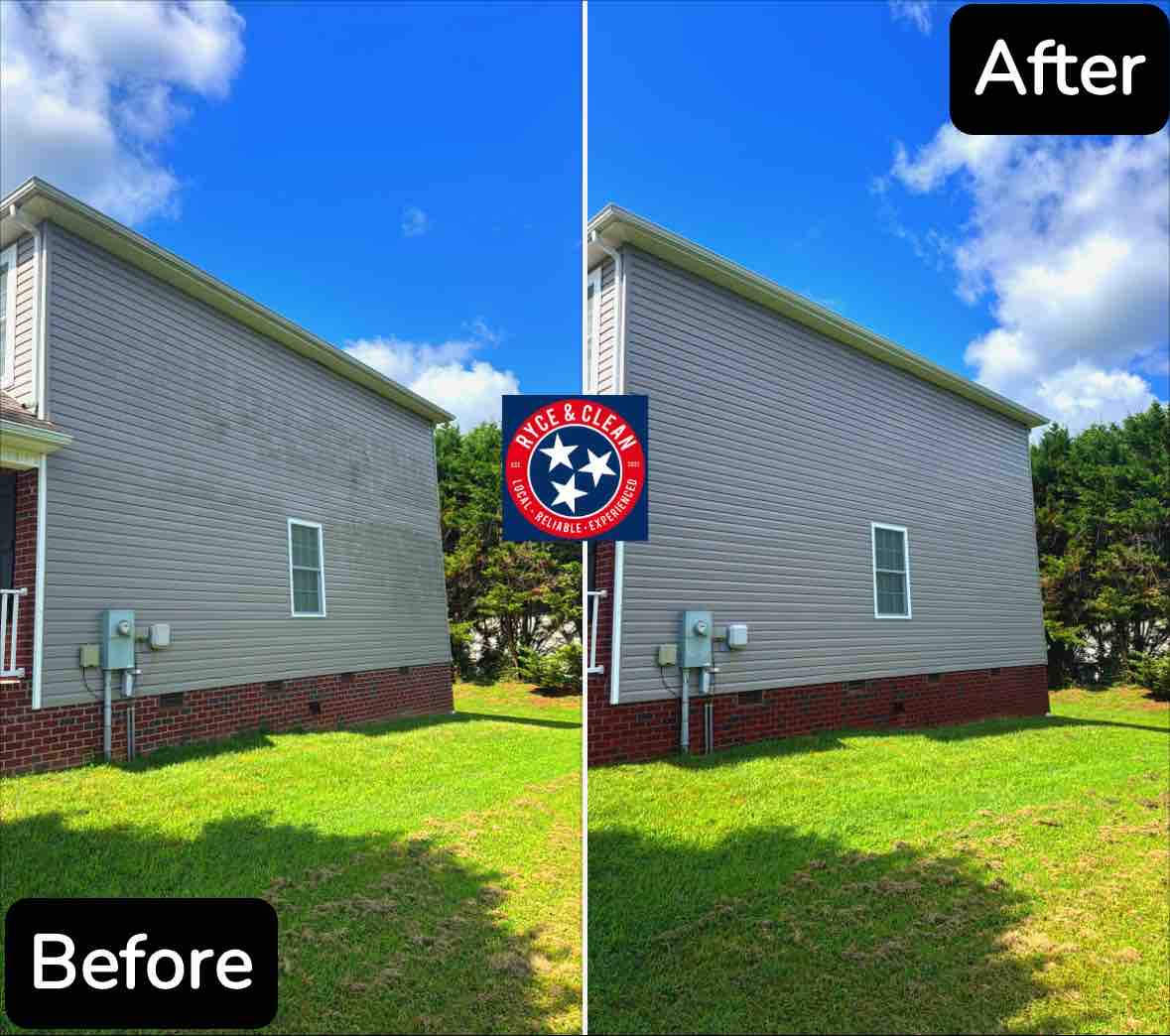 House Washing in Johnson City, TN – Ryce & Clean Solves the Problems You See and the Ones You Don’t