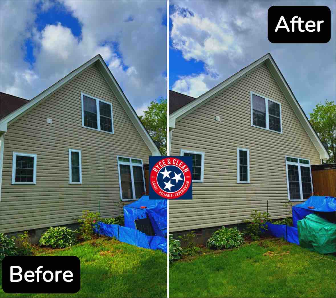 House Washing in Jonesborough, TN – Ryce & Clean Revives This Home’s Exterior