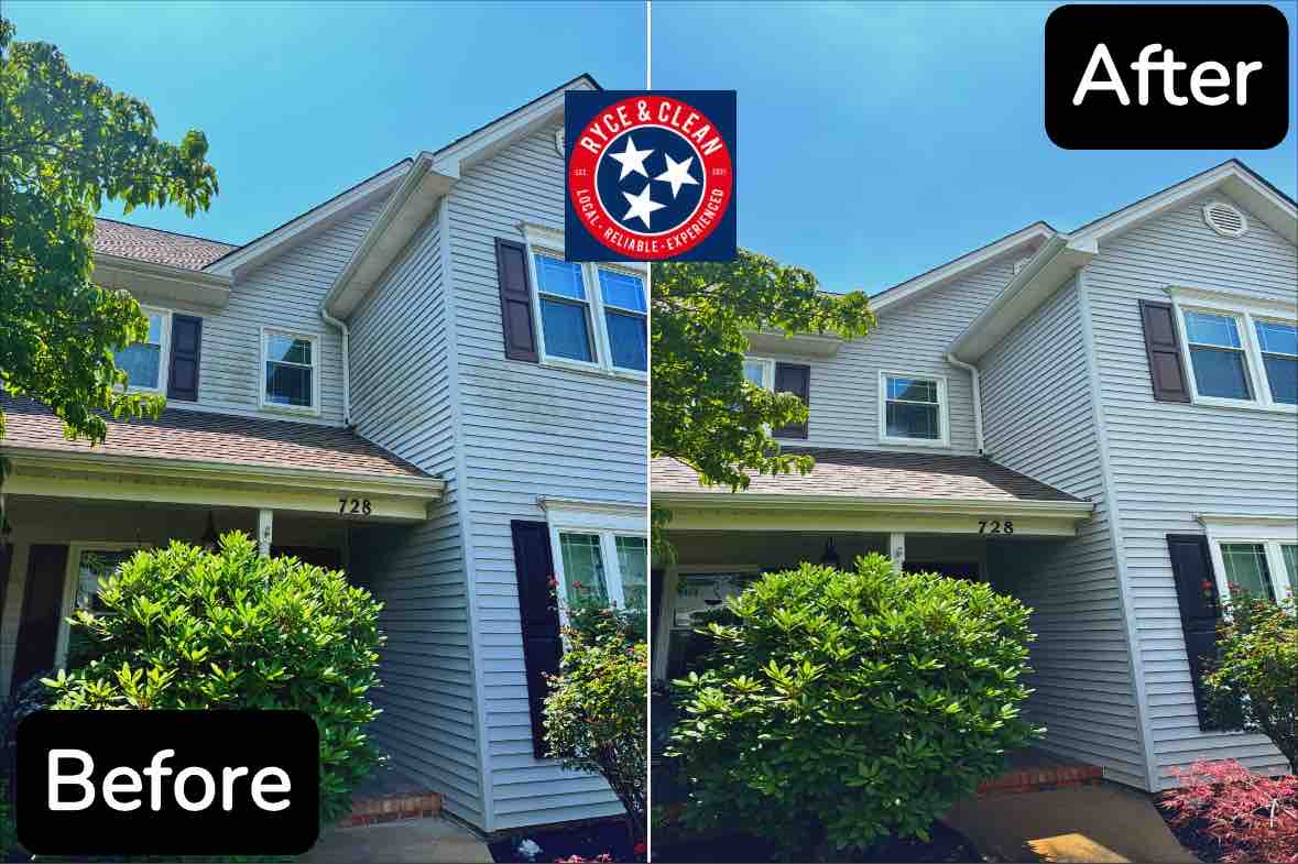 House Washing in Kingsport, TN – Ryce & Clean Delivers Spotless Results!