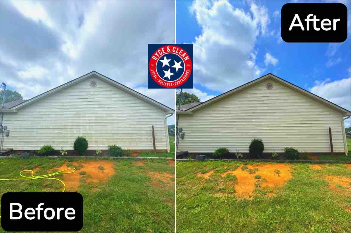 Professional house wash in Gray, Tennessee