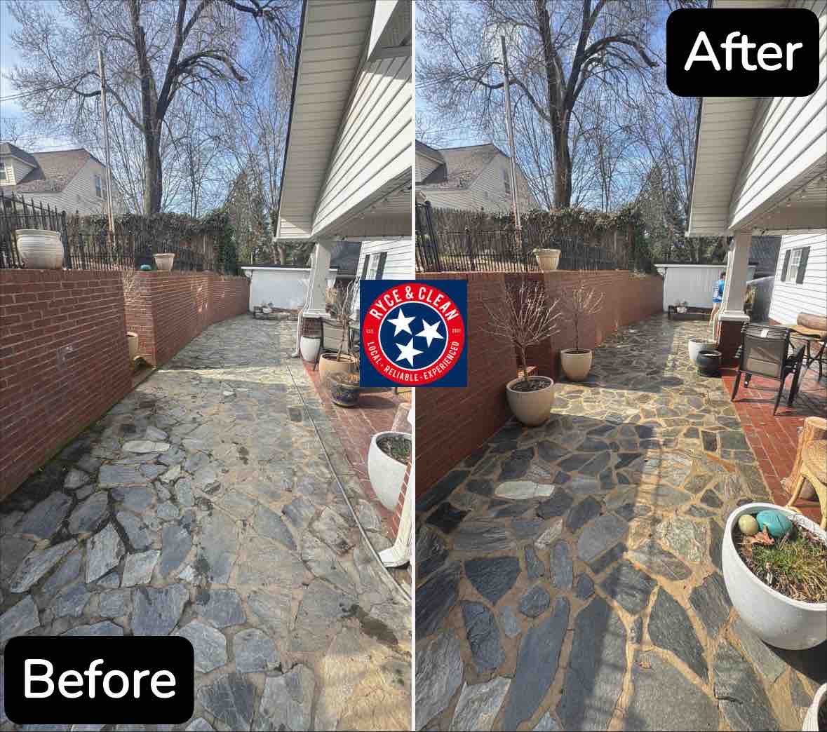 Professional Patio Cleaning in Johnson City, Tennessee | Restoring Outdoor Spaces with Ryce & Clean