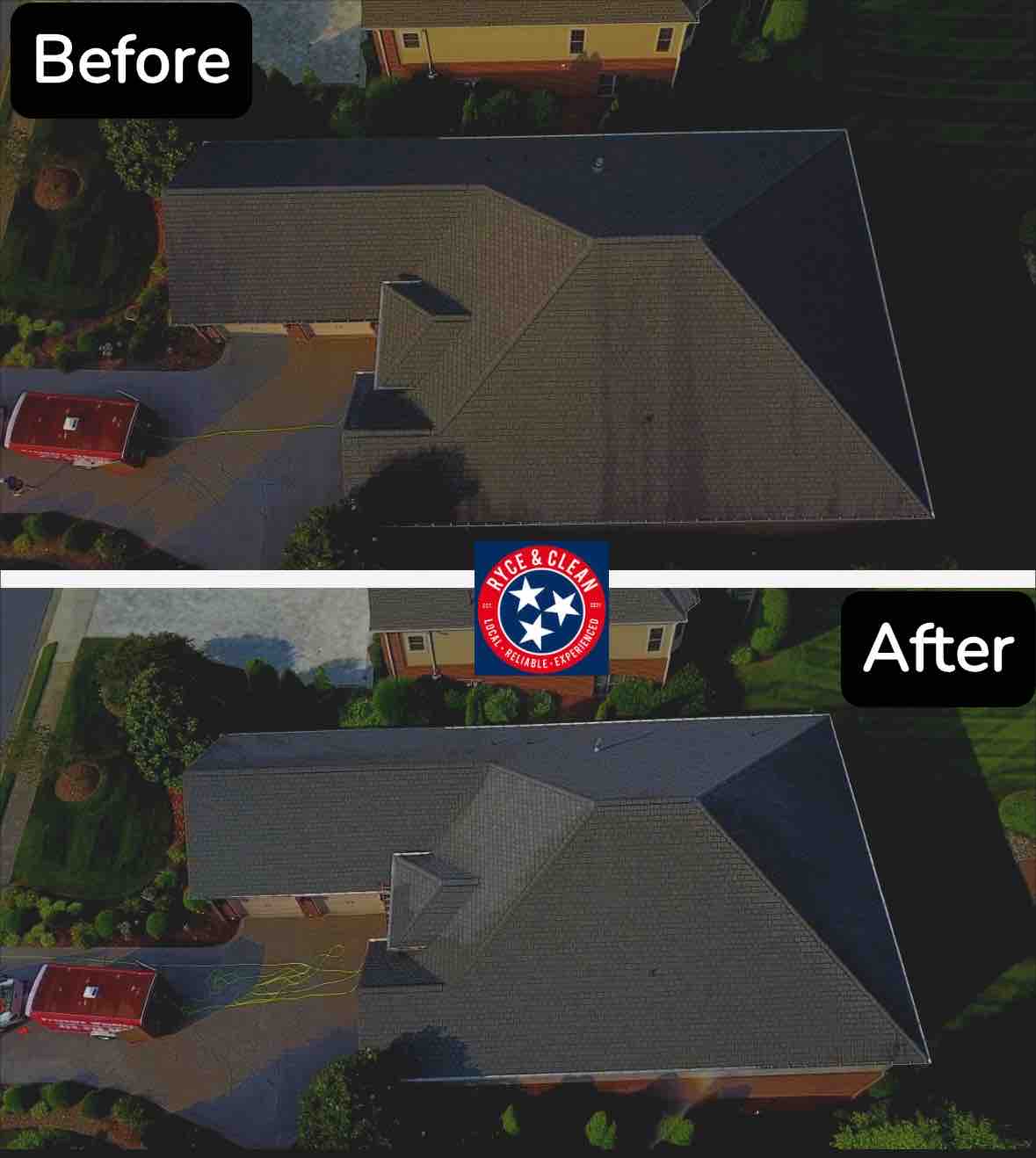 Roof Cleaning Experts in Johnson City, TN – Ryce & Clean