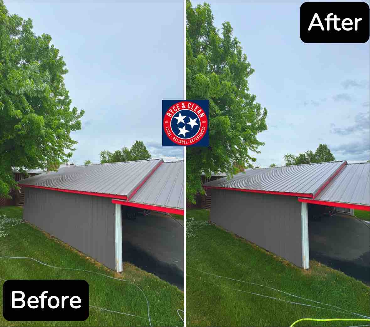 Roof Cleaning in Erwin, TN – Ryce & Clean Restores and Protects Your Roof
