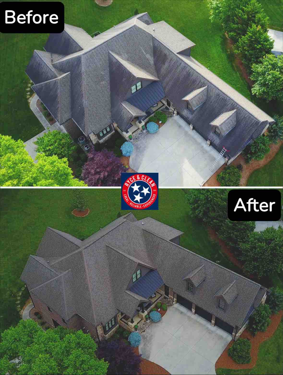 Roof Cleaning in Johnson City, TN – Trusted Soft Wash by Ryce & Clean