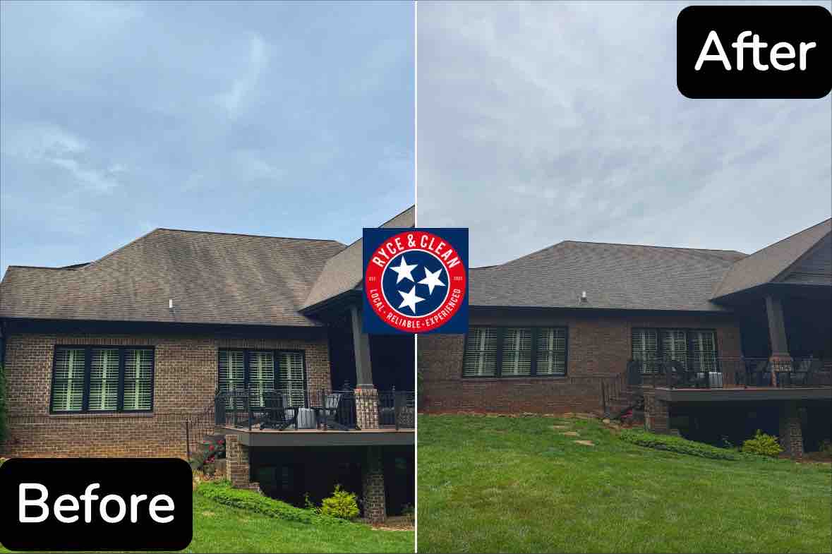 Ryce and Clean – Johnson City’s Top Pressure Washing Company Delivers Outstanding Roof Cleaning Results