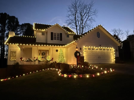 Christmas Light Installation